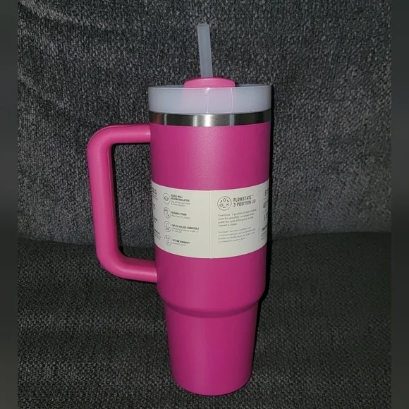 ๐๐๐FUCSHIA 30OZ STANLEY QUENCHER ๐๐๐ GENUINE STANLEY - Picture 4 of 4